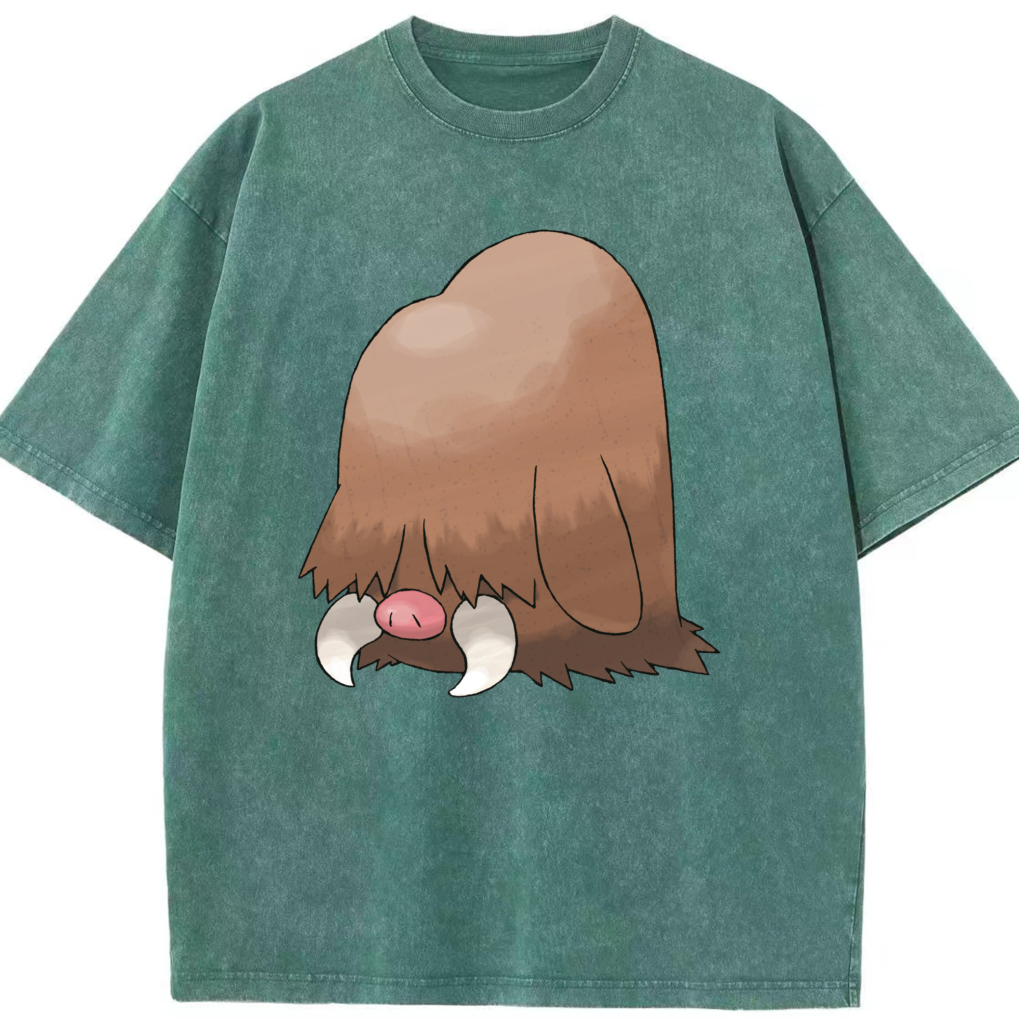 （画像用） ポケットモンスター Pokémon 綿100% ヴィンテージ風 半袖Tシャツ（フロントプリント）